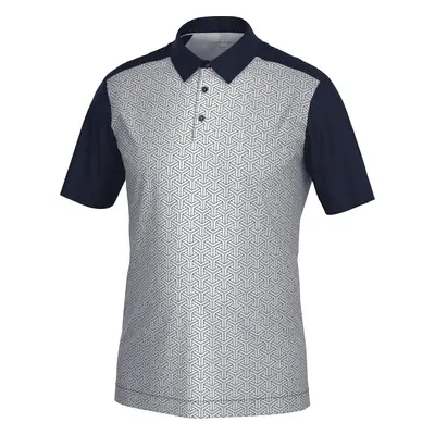 Galvin Green Mile Mens Breathable Short Sleeve Shirt Navy/Cool Grey Polo-Shirt