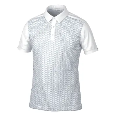 Galvin Green Mio Mens Grey/White Polo-Shirt