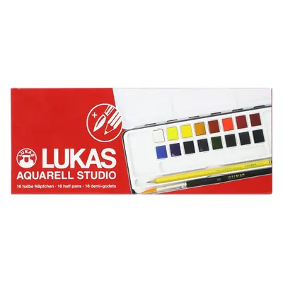 Lukas Aquarell Studio Metal Box Set Aquarellfarben Stück