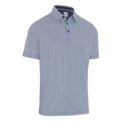 Callaway Tee Allover Print Mens Peacoat Polo-Shirt