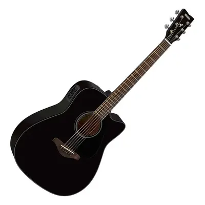 Yamaha FGX800C Black Dreadnought Elektro-Akustikgitarren