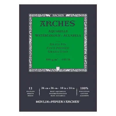 Arches Watercolour Cold Pressed Pad Natural White Skizzenbuch g