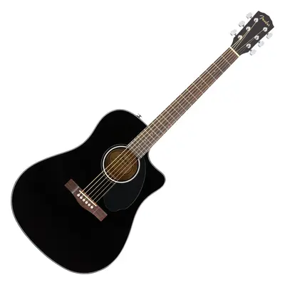 Fender CD-60SCE Black Dreadnought Elektro-Akustikgitarren