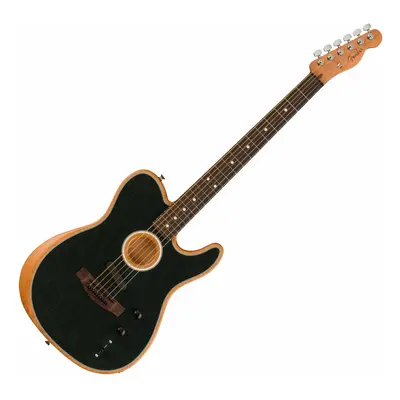 Fender Player Series Acoustasonic Telecaster Brushed Black Elektro-Akustikgitarre