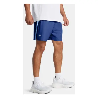 Under Armour UA Launch 7'' Heather Shorts Blau