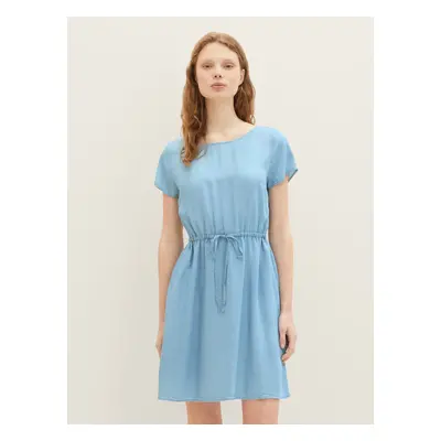 Tom Tailor Denim Kleid Blau