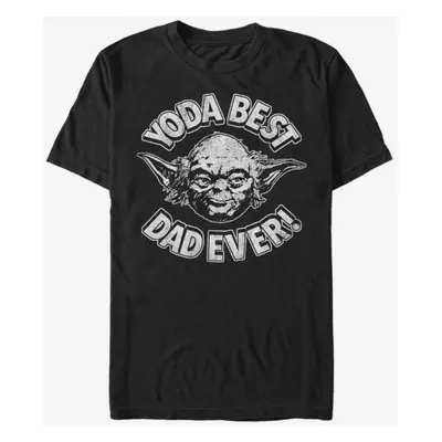 ZOOT.Fan Star Wars Yoda Best Dad T-Shirt Schwarz