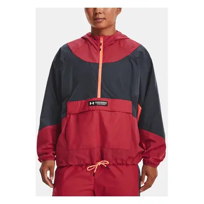 Under Armour Rush Woven Anorak Jacke Rot