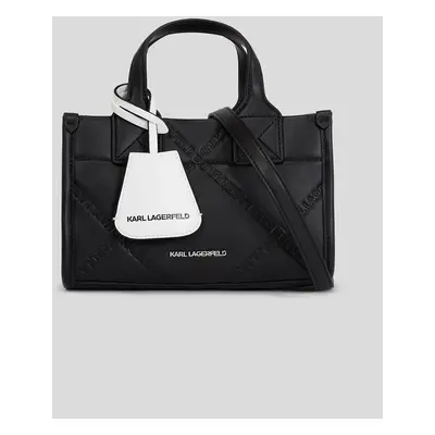 Karl Lagerfeld Skuare SM Embossed Handtasche Schwarz