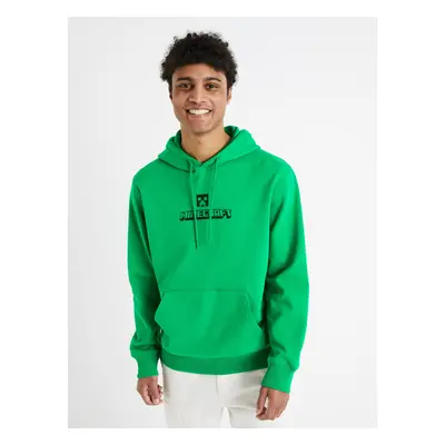 Celio Minecraft Sweatshirt Grün