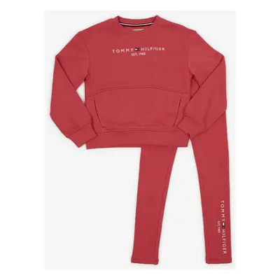 Tommy Hilfiger Kinder Trainingsanzug Rot