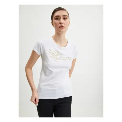 Guess Flame T-Shirt Weiß