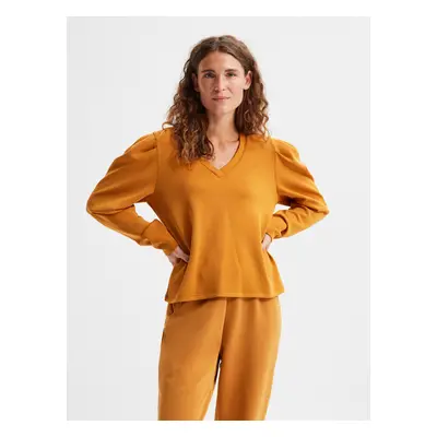 Selected Femme Flora Sweatshirt Orange