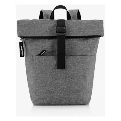 Reisenthel Rolltop Twist Silver Rucksack Grau