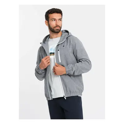 Ombre Clothing Jacke Grau