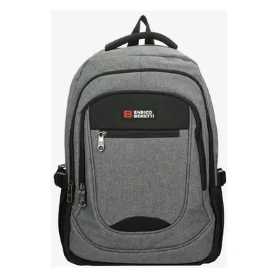 Enrico Benetti Hamburg Notebook 35,5 l Light Grey Rucksack Grau