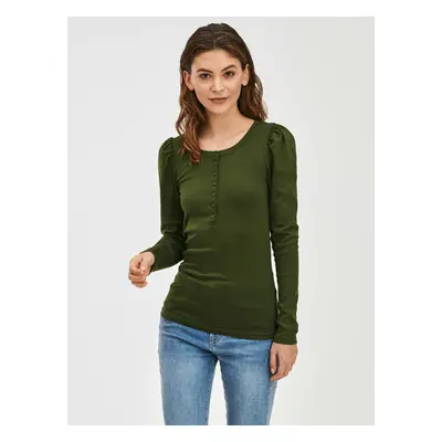 GAP Modern Henley T-Shirt Grün