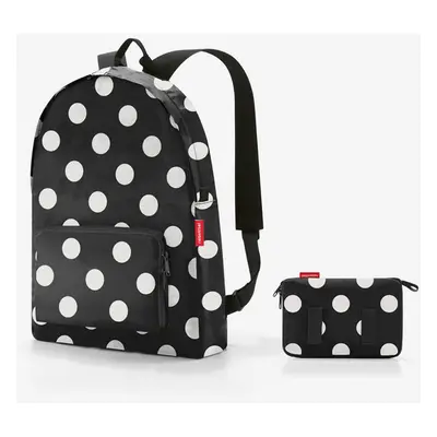 Reisenthel Mini Maxi Rucksack Dots White Rucksack Schwarz