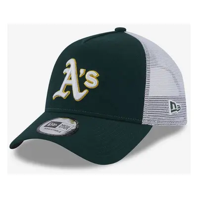 New Era Oakland Athletics Team Script Trucker Schildmütze Grün