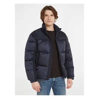 Tommy Hilfiger New York Monogram Puffer Jacke Blau