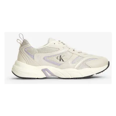 Calvin Klein Jeans Retro Tennis Tennisschuhe Weiß