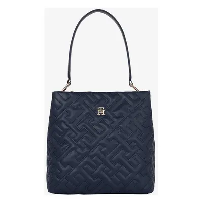 Tommy Hilfiger Soft Bucket Mono Handtasche Blau