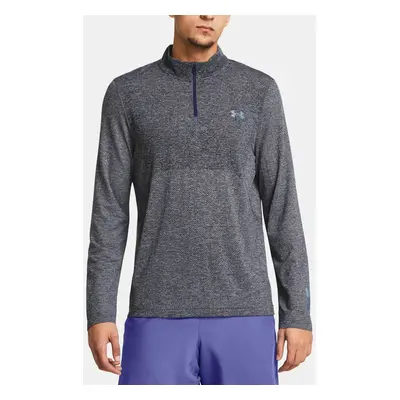 Under Armour UA Seamkess Stride 1/4 Zip T-Shirt Lila