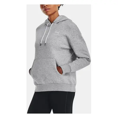 Under Armour Essential Fleece Hoodie Sweatshirt Grau