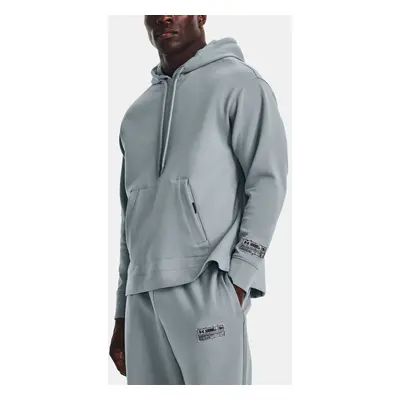 Under Armour UA Summit Knit Hoodie Sweatshirt Blau