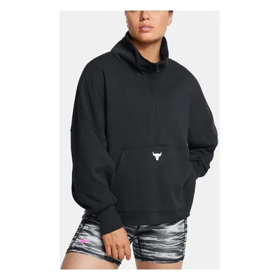 Under Armour Project Rock ½ Zip Sweatshirt Schwarz