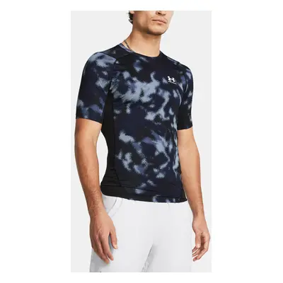 Under Armour UA HG Armour Printed SS T-Shirt Blau