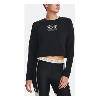 Under Armour UA Project Rock Hm Gym Flc Crw Sweatshirt Schwarz