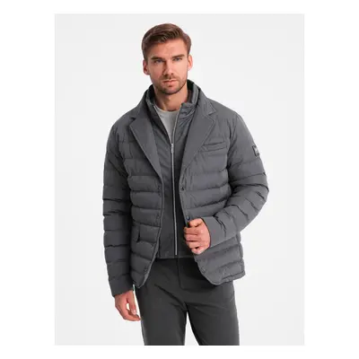 Ombre Clothing Jacke Grau