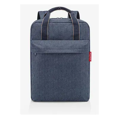 Reisenthel Allday Herringbone Dark Blue Rucksack Blau