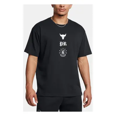 Under Armour Project Rock Terry SS T-Shirt Schwarz