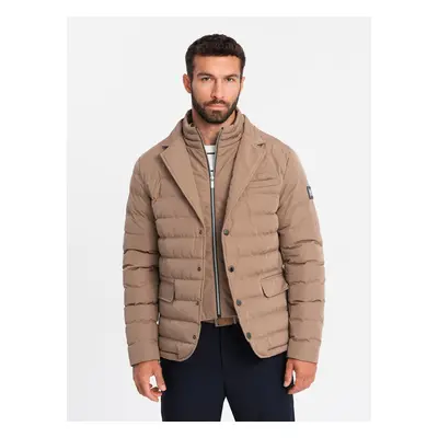 Ombre Clothing Jacke Beige