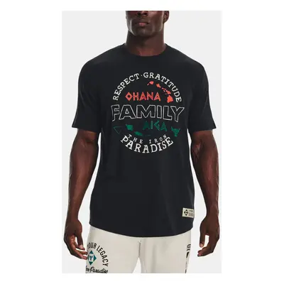 Under Armour UA Project Rock Family SS T-Shirt Schwarz