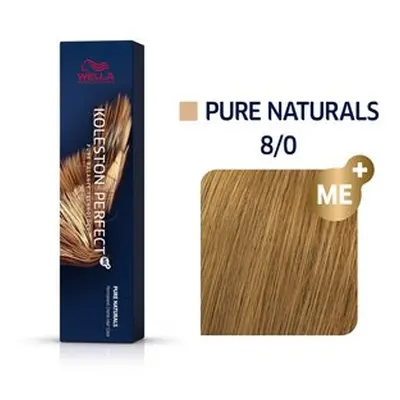 Wella Professionals Koleston Perfect Me+ Pure Naturals Professionelle permanente Haarfarbe 8/0 m