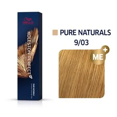 Wella Professionals Koleston Perfect Me+ Pure Naturals Professionelle permanente Haarfarbe 9/03 