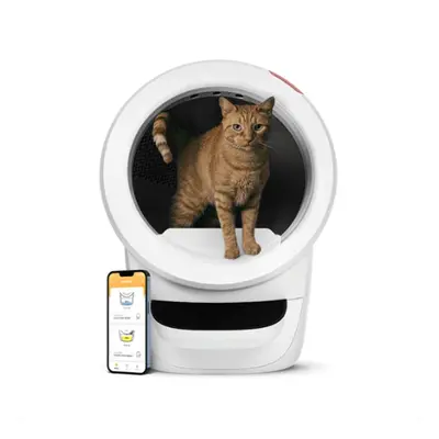 Litter-Robot selbstreinigendes Katzentoilette/Whisker - Bílá