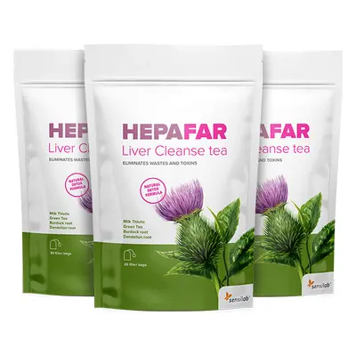 Hepafar Leberentgiftungstee 1+2 GRATIS