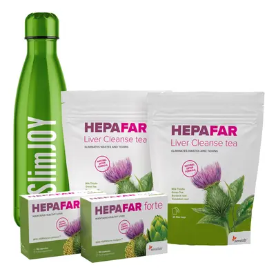 1-Monats-Paket Hepafar + GRATIS Thermosflasche