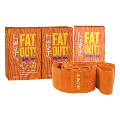 3x Fat Out! Thermo Burn mit GRATIS Fitnessband