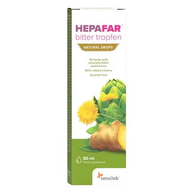 Hepafar Bittertropfen, 15 Naturkräuter, 50 ml