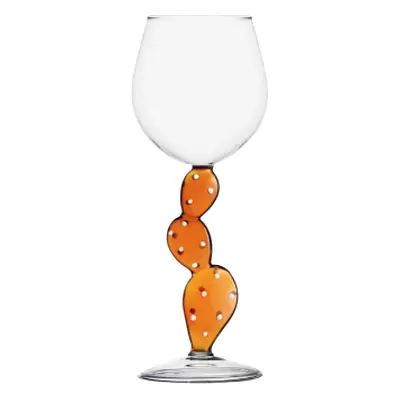 Stielglas Kaktus amber 320 ml - Ichendorf