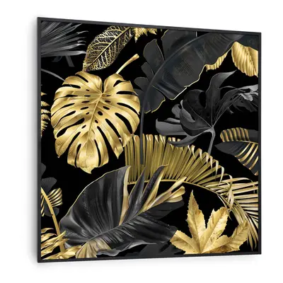 Klarstein Wonderwall Air Art Smart Infrarotheizung Schwarze Blume 60x60cm 350W