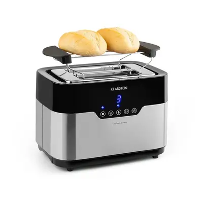 Klarstein Arabica Toaster 920W LED-Display Touch-Bedienfeld Edelstahl