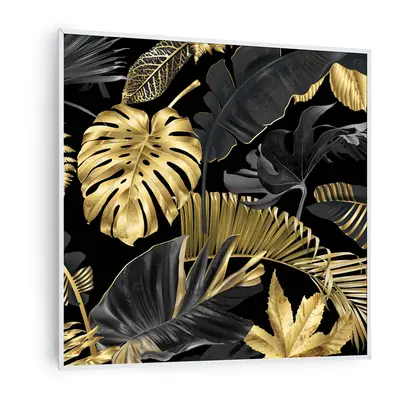 Klarstein Wonderwall Air Art Smart Infrarotheizung Schwarze Blume 60x60cm 350W