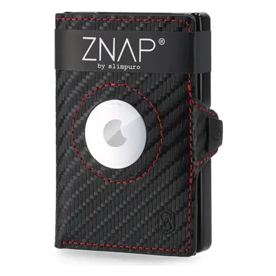 Slimpuro ZNAP Airtag Wallet Karten Münzfach 8,9 x 1,8 x 6,3 cm (BxHxT) RFID-Schutz