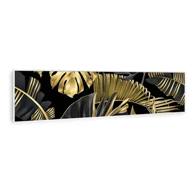 Klarstein Wonderwall Air Art Smart Infrarotheizung Schwarze Blume 120x30cm 350W